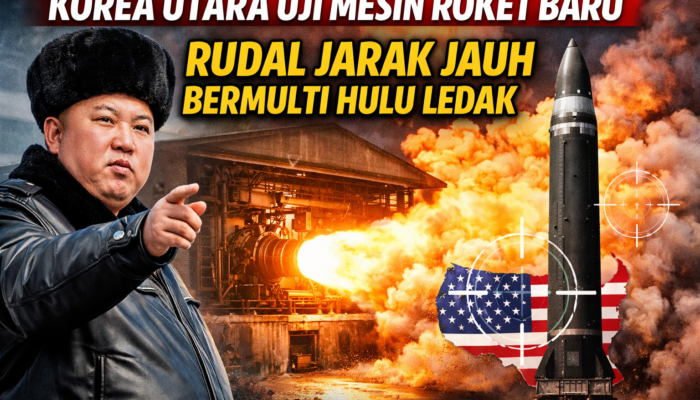 Korea Utara Uji Mesin Roket Baru untuk Rudal Jarak Jauh