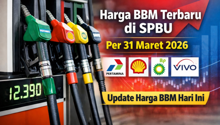 Harga BBM Terbaru di SPBU Seluruh Indonesia per 31 Maret 2026, Belum Ada Perubahan