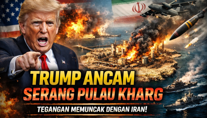 Ketegangan Memuncak! Trump Siap Hantam Pulau Kharg Jika Iran Menolak Damai