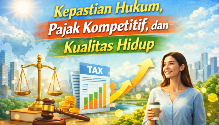 Kepastian Hukum, Pajak Kompetitif, dan Kualitas Hidup Jadi Faktor Utama Menarik Investasi Global