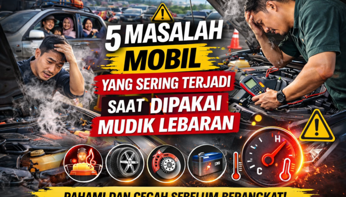 5 Masalah Mobil yang Sering Terjadi Saat Dipakai Mudik Lebaran dan Cara Mengatasinya