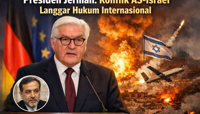 Presiden Jerman Nilai Konflik AS-Israel Melanggar Hukum Internasional
