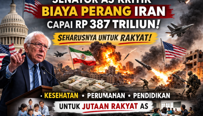 Senator AS Soroti Biaya Perang Iran, Dinilai Bisa Dialihkan untuk Kebutuhan Publik