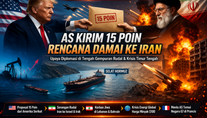 Rencana Damai 15 Poin dari AS Jadi Harapan Baru di Timur Tengah