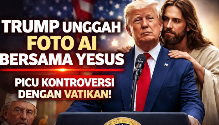 Trump Kembali Jadi Sorotan Usai Unggah Gambar AI Bersama Yesus