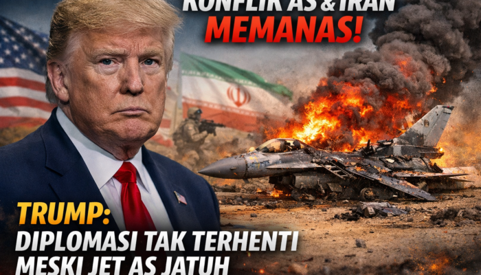 Trump Pastikan Diplomasi AS–Iran Berlanjut Meski Jet Tempur Jatuh