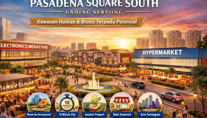 Kawasan dengan Basis Pasar Kuat Disulap Jadi Ekosistem Kota Terpadu