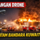 Serangan Drone Hantam Fasilitas BBM Bandara Kuwait, Kebakaran Besar Terjadi