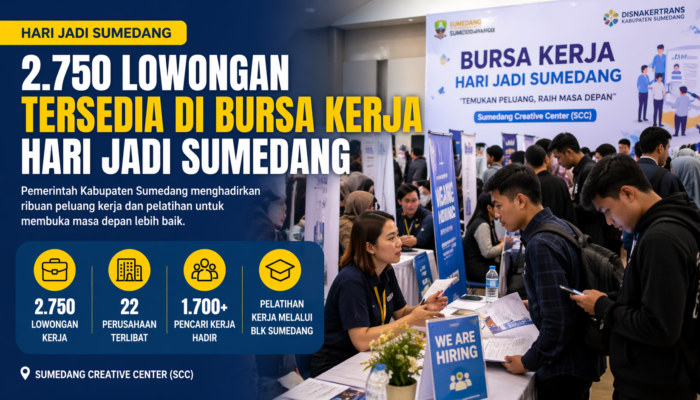 Ribuan Lowongan Kerja Dibuka dalam Bursa Kerja Hari Jadi Sumedang