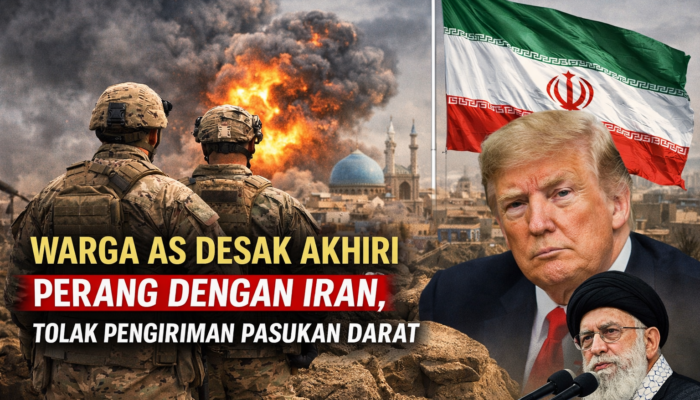 Mayoritas Warga AS Ingin Konflik Iran Segera Diakhiri, Tolak Pengiriman Pasukan Darat