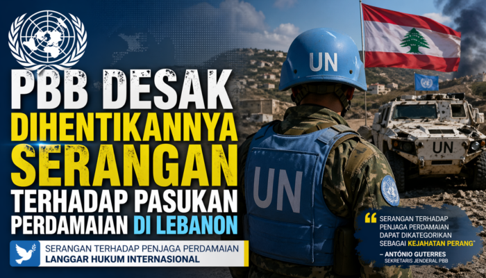 PBB Serukan Penghentian Serangan terhadap Pasukan Perdamaian di Lebanon