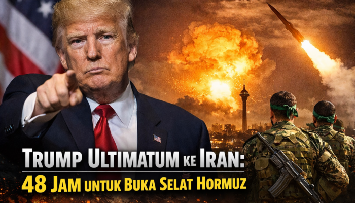 Trump Beri Iran Ultimatum 48 Jam soal Selat Hormuz