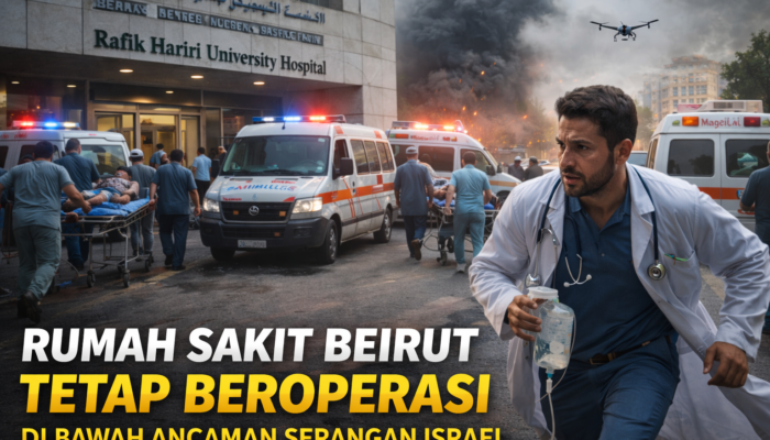 Rumah Sakit di Beirut Tetap Beroperasi di Tengah Ancaman Serangan Israel