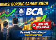 Aksi Borong Saham PT Bank Central Asia Tbk oleh Direksi, Strategi Buy on Weakness Mulai Terlihat